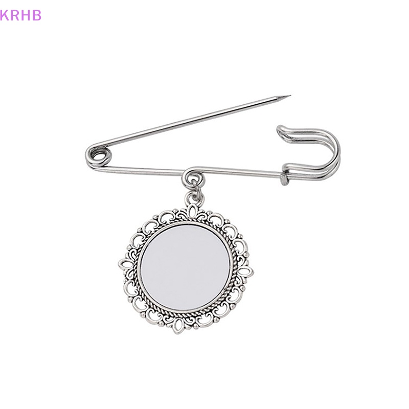 Ghim Cài Áo Hình Oval Bằng Hợp Kim Nhôm Dùng Trang Trí Khung Ảnh Đám Cưới Diy Mới