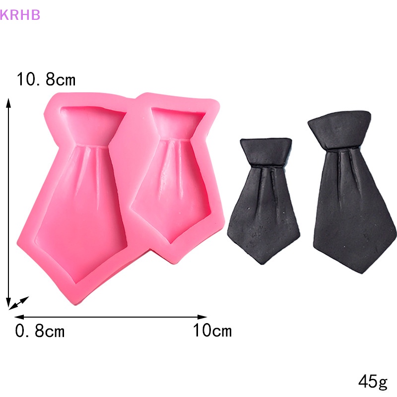 Krhb Khuôn Silicon Làm Bánh Kẹo Hình Cà Vạt Râu Trang Trí Ngày Của Cha Mới