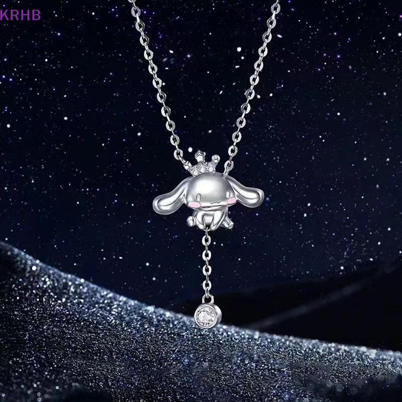 Vòng cổ Mặt Hình Cinnamoroll Tua Rua Thời Trang Dành Cho Nữ Mới