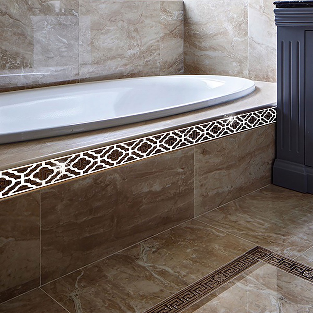 Miếng Dán Tường Bằng Acrylic Họa Tiết Hình Học 3D Độc Đáo Trang Trí Nhà Cửa