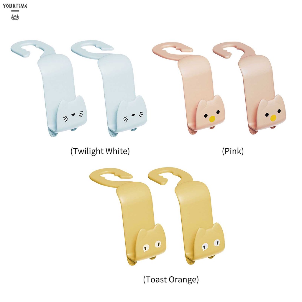 Bộ 2 Móc Treo Đồ Hình Chữ S Gắn Ghế Ngồi Xe Hơi Tiện Dụng