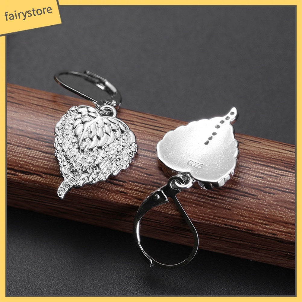 Bông Tai Hình Trái Tim Đính Đá Thời Trang Dành Cho Nữ