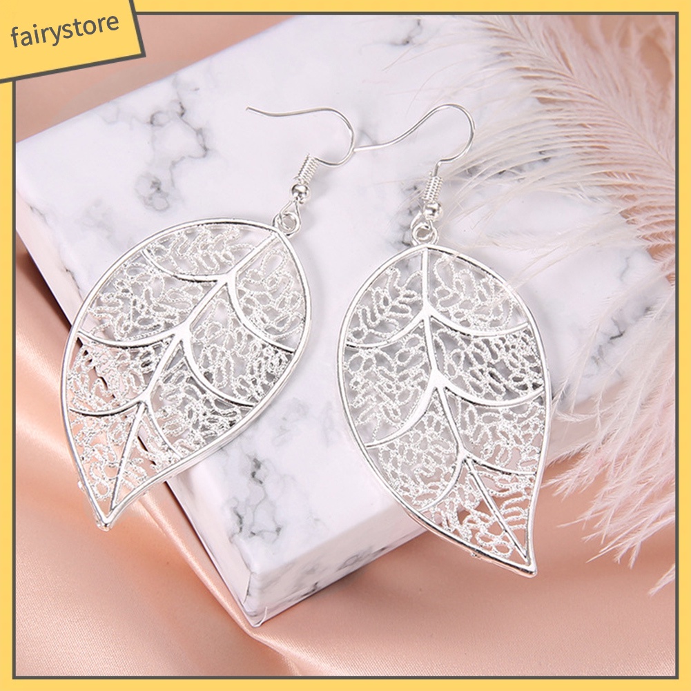 Bông Tai Hình Chiếc Lá Thời Trang Dành Cho Nữ