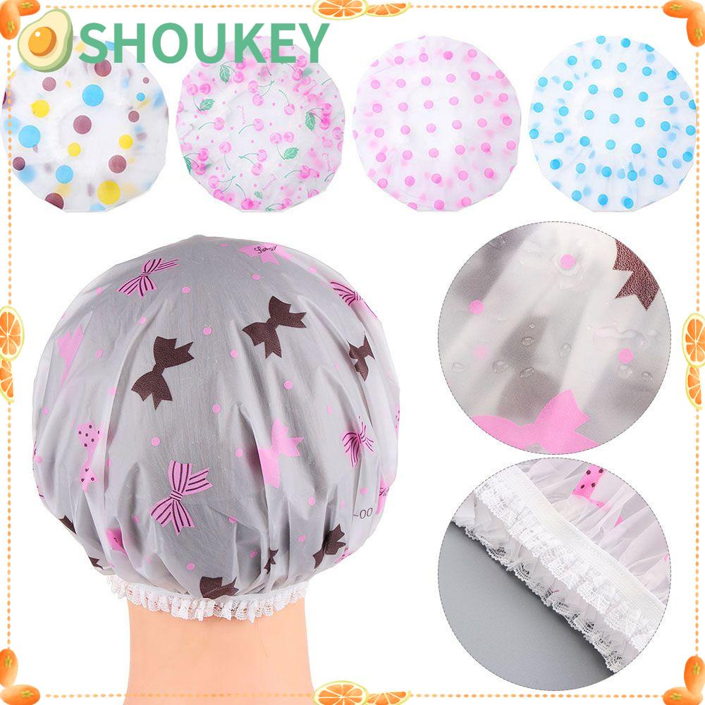 Mũ Trùm Tóc Co Giãn Dày Dặn Chống Thấm Nước Cho Phòng Tắm Ốp