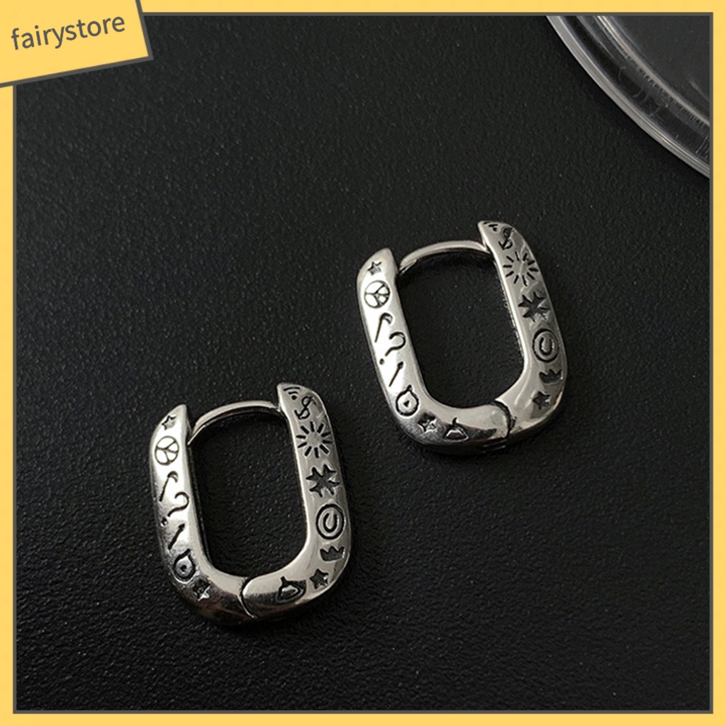 [FRO] 1 Khuyên Tai Dạng Xoắn Ốc Màu Bạc Bóng Cao Quyến Rũ Sáng Bóng Quyến Rũ Cho Nữ