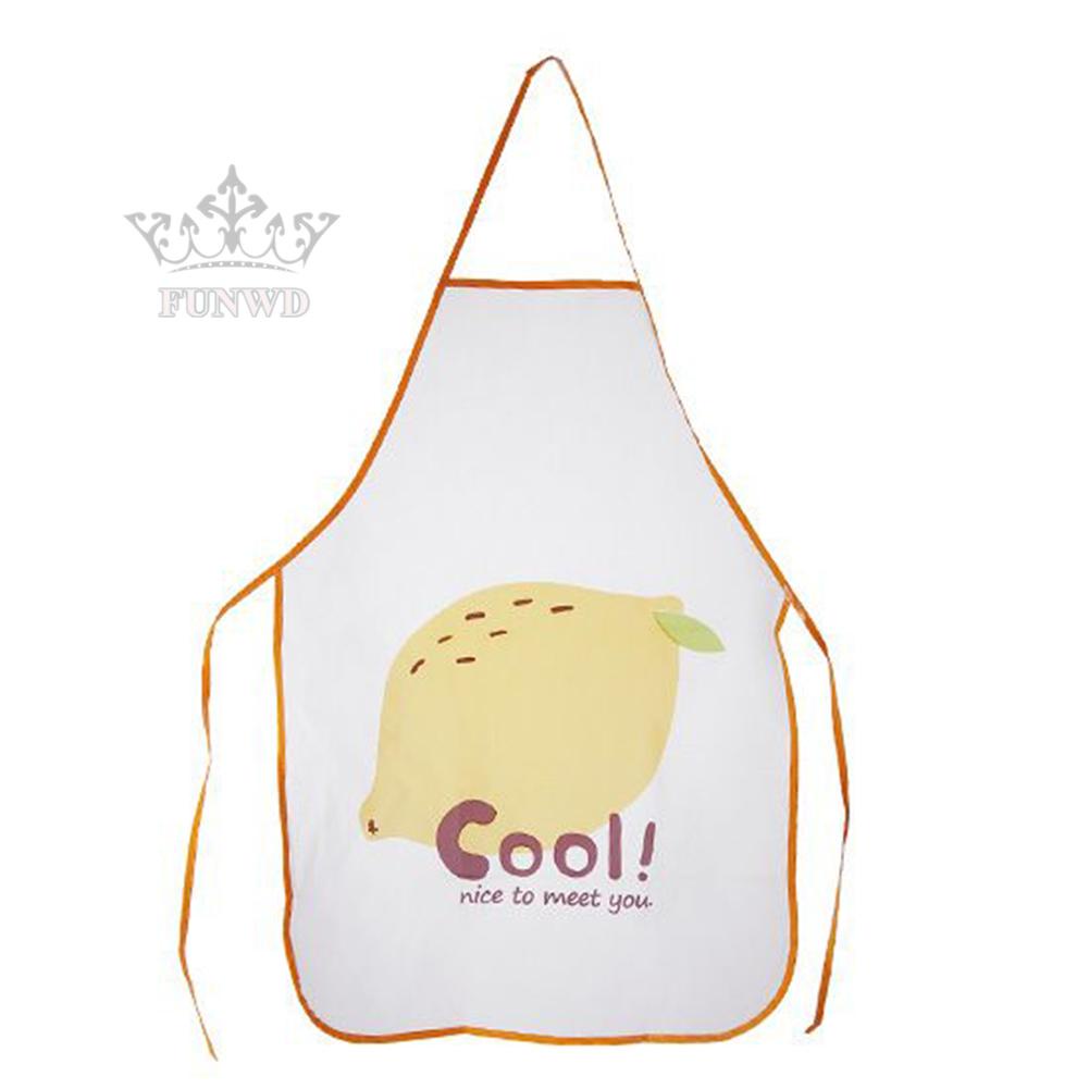 Tạp Dề PVC Chống Thấm Nước Thấm Dầu In Họa Tiết Xinh Xắn Dành Cho Người Lớn