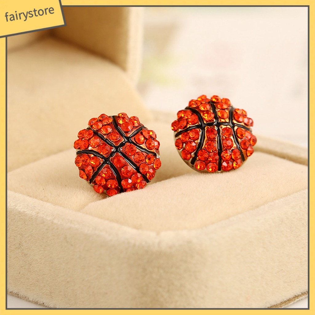 1 Đôi Bông Tai Đính Đá Thời Trang