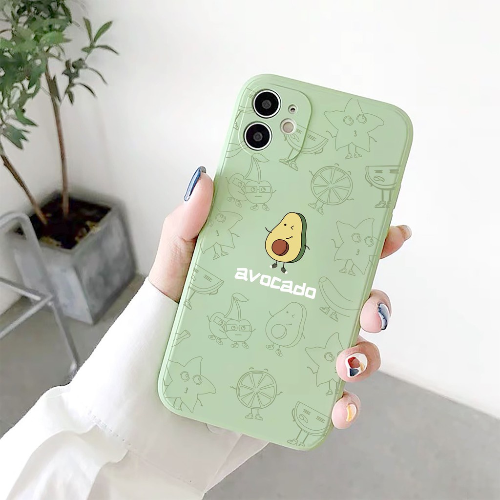 Ốp lưng IPhone  cạnh vuông Funny Fruit BVC 6/6plus/6s/6splus/7/7plus/8/8plus/x/xr/xs/11/12/13/14/Pro/Plus/Promax BVC142