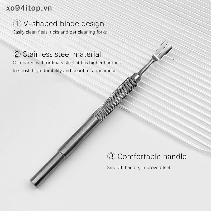 Nhíp Gắp Chất Liệu Thép Không Gỉ Chuyên Nghiệp Cho Thú Cưng