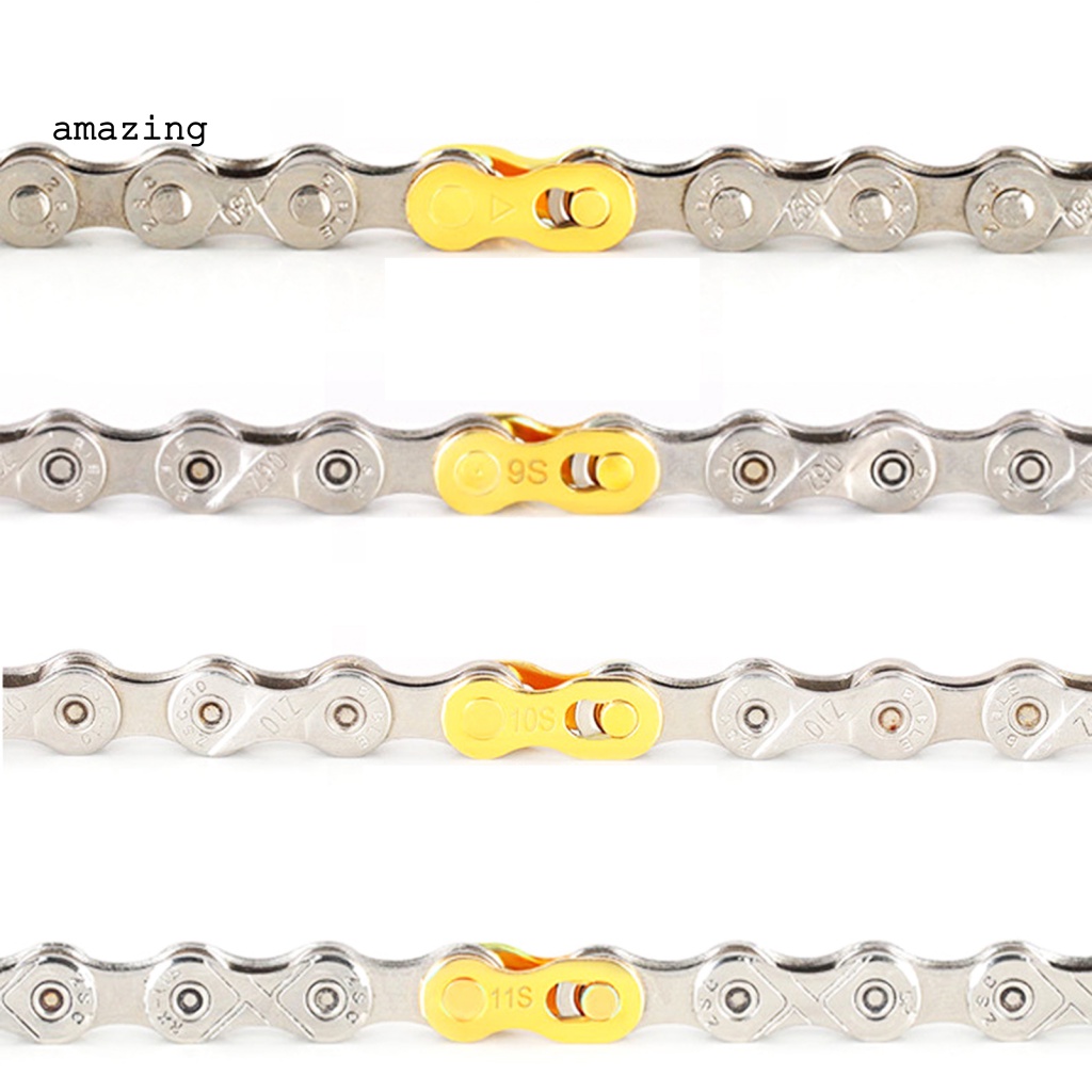 Bộ 2 Khóa Dây Sên Xe Đạp Leo Núi 6 / 7 / 8 / 9 / 10 / 11 Bằng Thép