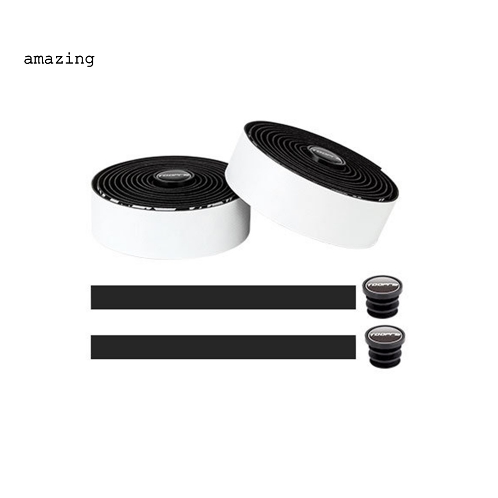 1 Bộ Băng Quấn Tay Lái Xe Đạp Giả Da Co Giãn Họa Tiết Hình Học Màu Gradient