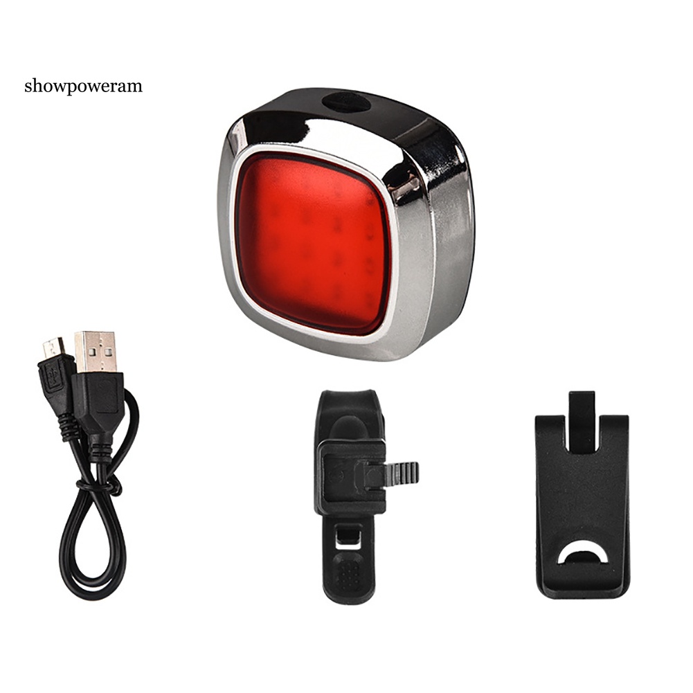 Đèn LED Cảnh Báo An Toàn Sạc USB Gắn Đuôi Xe Đạp