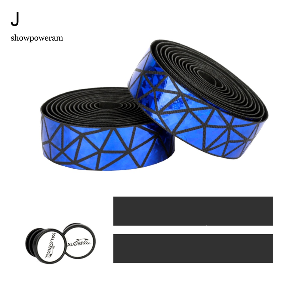 Dây Quấn Tay Lái Xe Đạp Leo Núi Bằng Xốp EVA Giả Da Họa Tiết Tam Giác Chống Sốc
