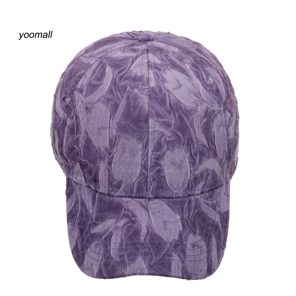 Mũ Lưỡi Trai Họa Tiết Hoa Thoáng Khí Phong Cách Thể Thao Cho Nam Và Nữ