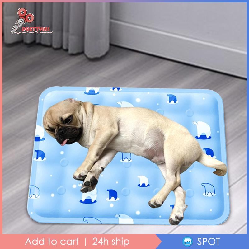 Đệm Ngủ Làm Mát Chống Thấm Nước Prettyia1 Cho Thú Cưng