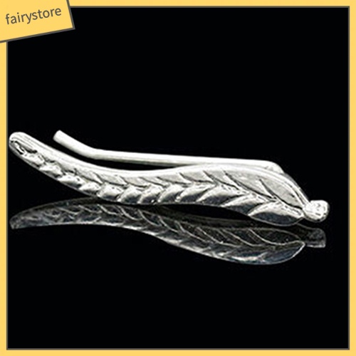 1 Đôi Bông Tai Hình Chiếc Lá Đính Đá Thời Trang Dành Cho Nữ