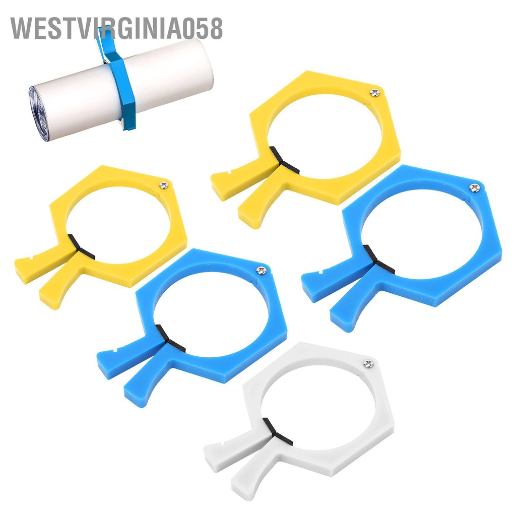 Westvirginia058 Thăng hoa Tumbler Kẹp ABS Pinch Giá đỡ Grip Clip Fixing Tool cho 20oz Cup Glasses