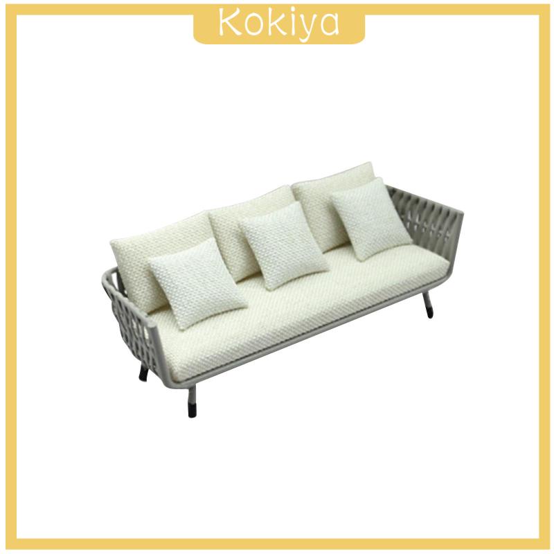 Ghế Sofa Mini Tỉ Lệ 1 / 12 Trang Trí Nhà Búp Bê