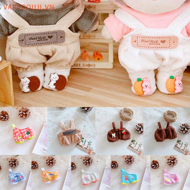 Quần Yếm Dài 20CM Xinh Xắn Cho Búp Bê VN