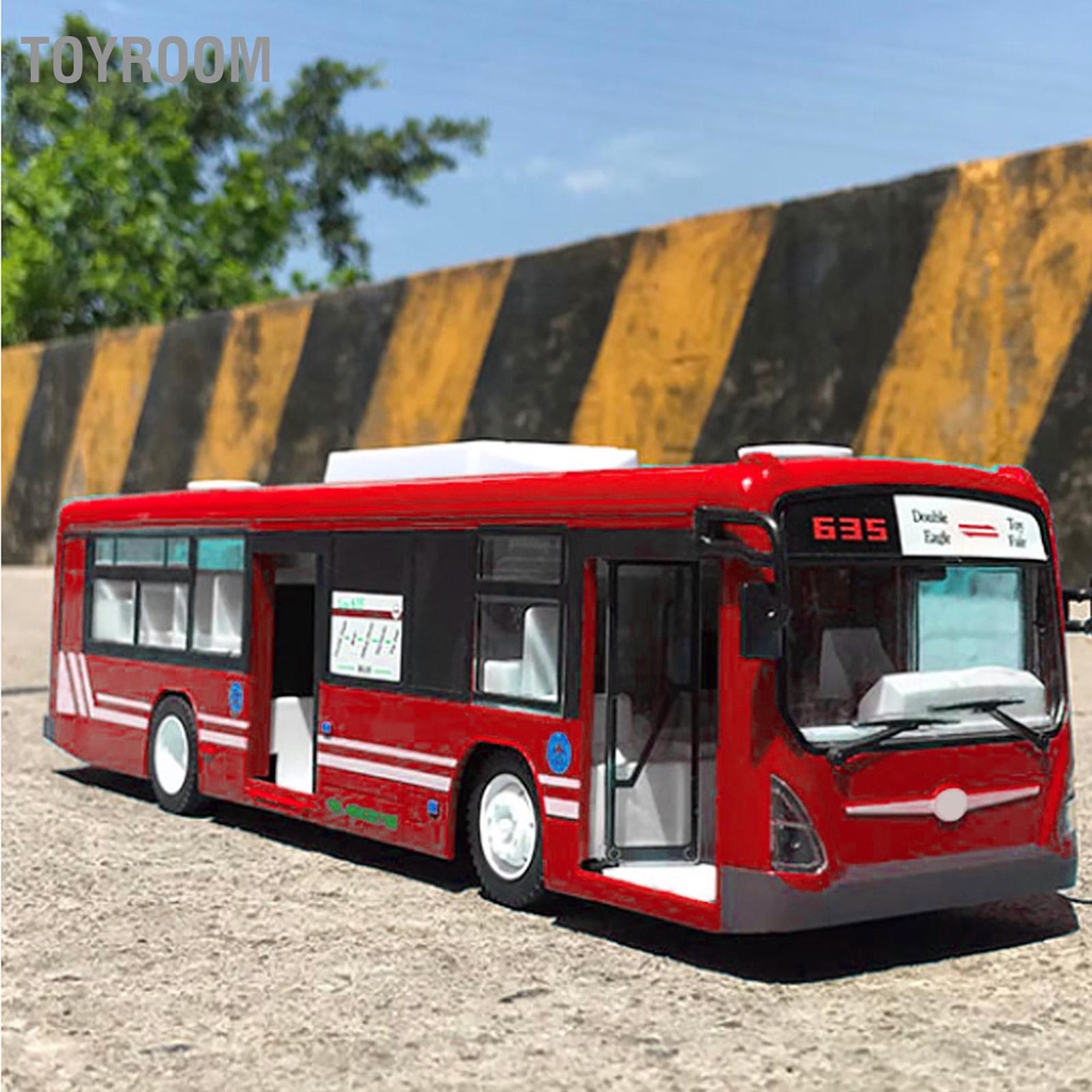 Có thể bán buôn Điều khiển từ xa RC 2.4GHz Xe mô hình xe buýt trẻ em đồ chơi ToyRoom Hàng giao ngay
