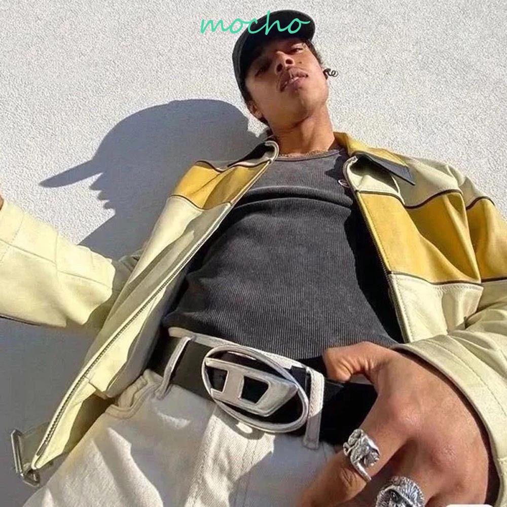 Thắt Lưng Khóa Kim Loại Hình Chữ D Dễ Phối Đồ Thời Trang Cho Nam Nữ