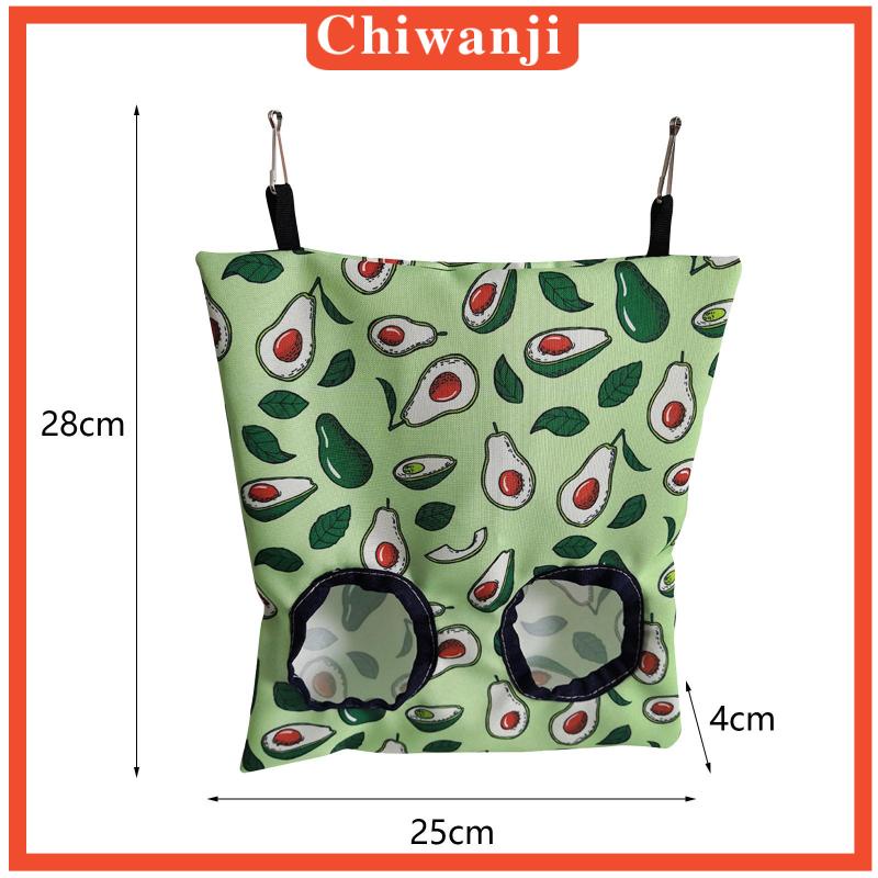 [Chiwanji] Túi Đựng Thức Ăn Cho Thỏ Guinea Hay Bề Mặt Chống Thấm Nước Thiết Thực