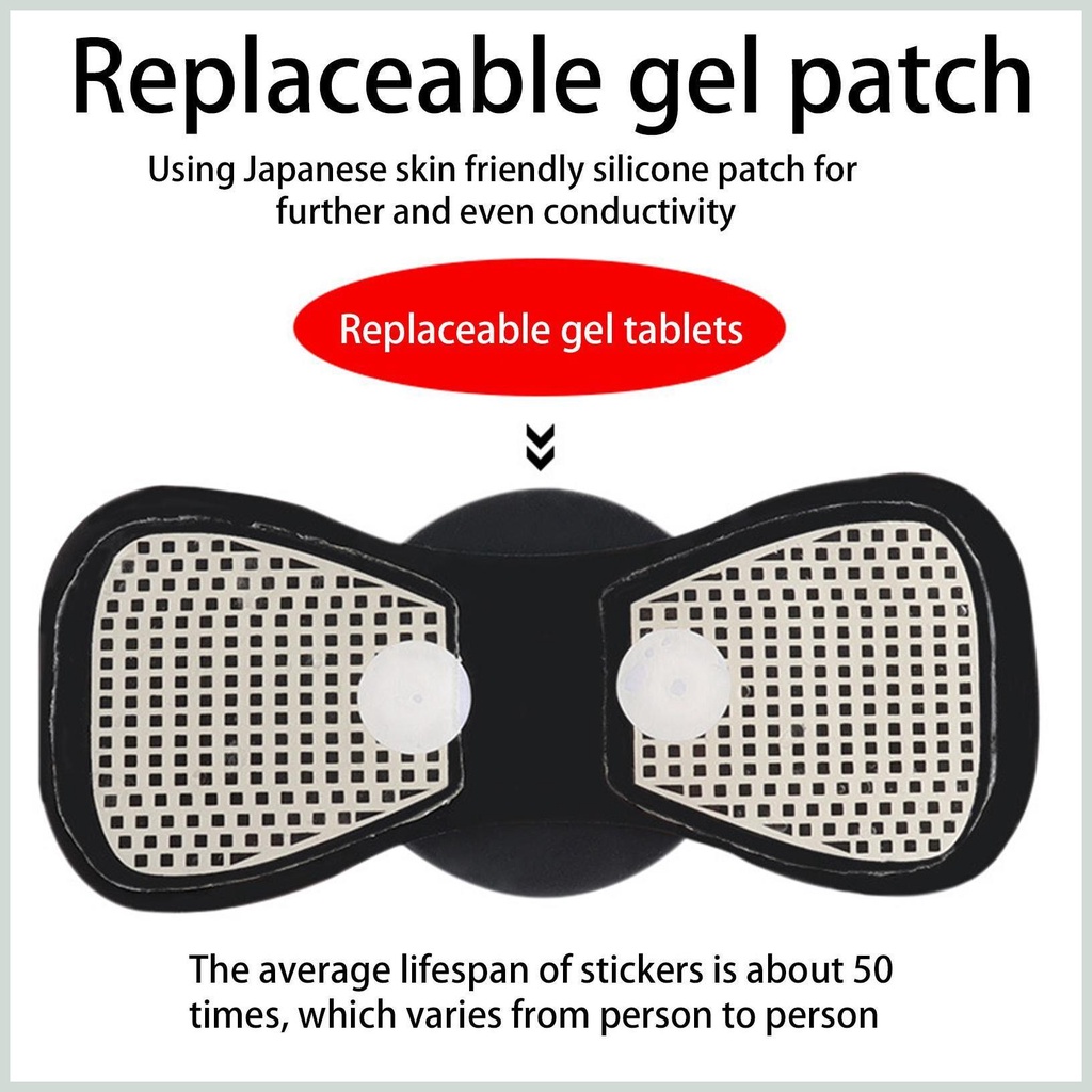 Mát xa vai điện EMS Mini, Mát xa cánh bướm EMS di động thông minh, Lót mát xa cơ bắp thông minh để vai và cổ