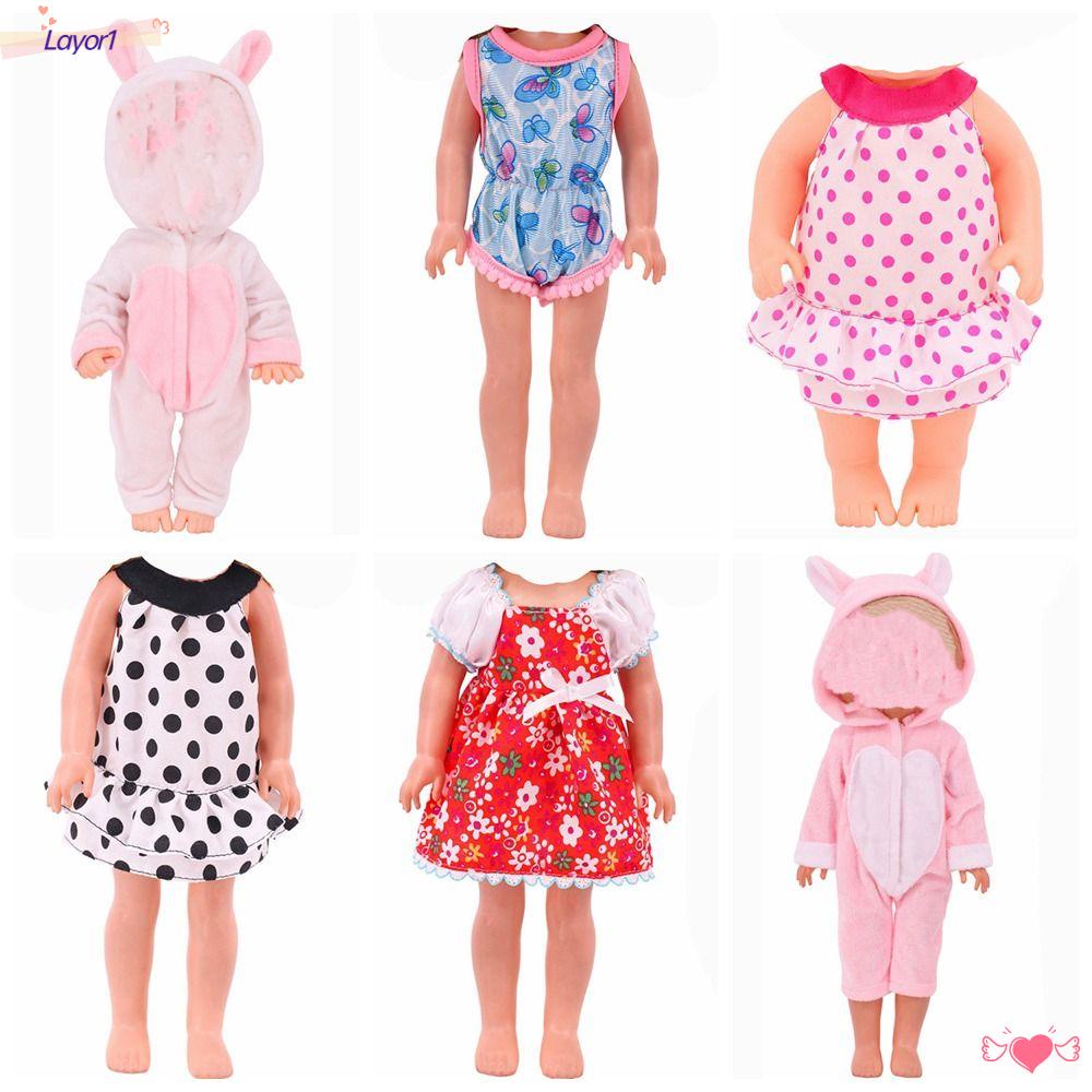 Layor1 Bộ Áo Liền Quần Hình Thỏ Hoạt Hình Dành Cho Búp Bê