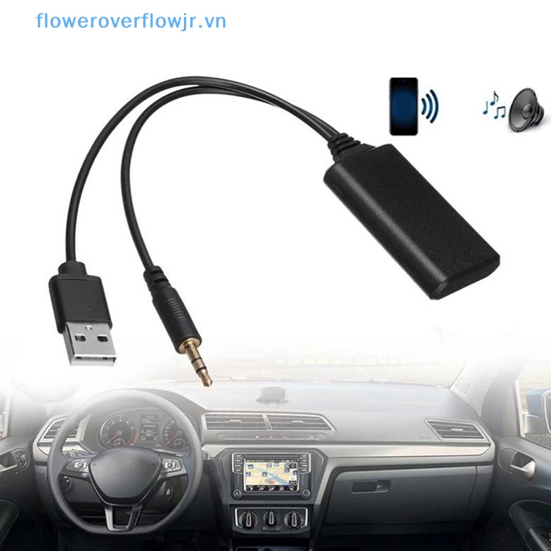 Cáp Âm Thanh AUX 12V bluetooth Có Giắc Cắm 3.5MM Thông Dụng Cho Xe Hơi