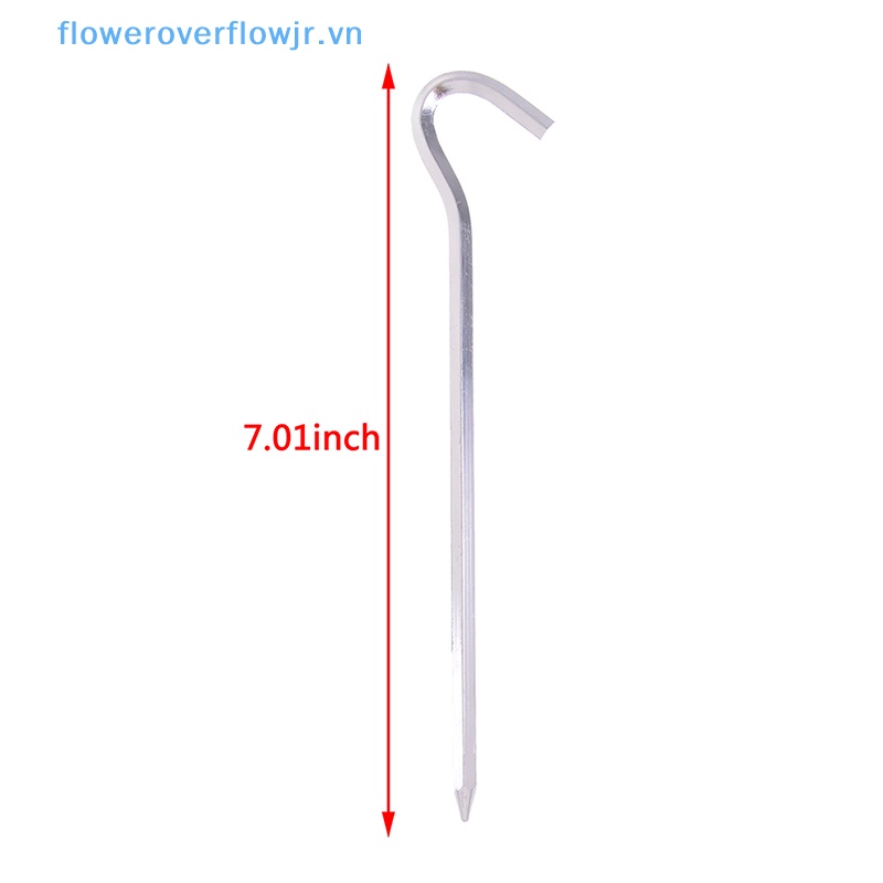 Bộ 5 Cọc Dựng Lều Bằng Hợp Kim Thép Cứng 7.01inch