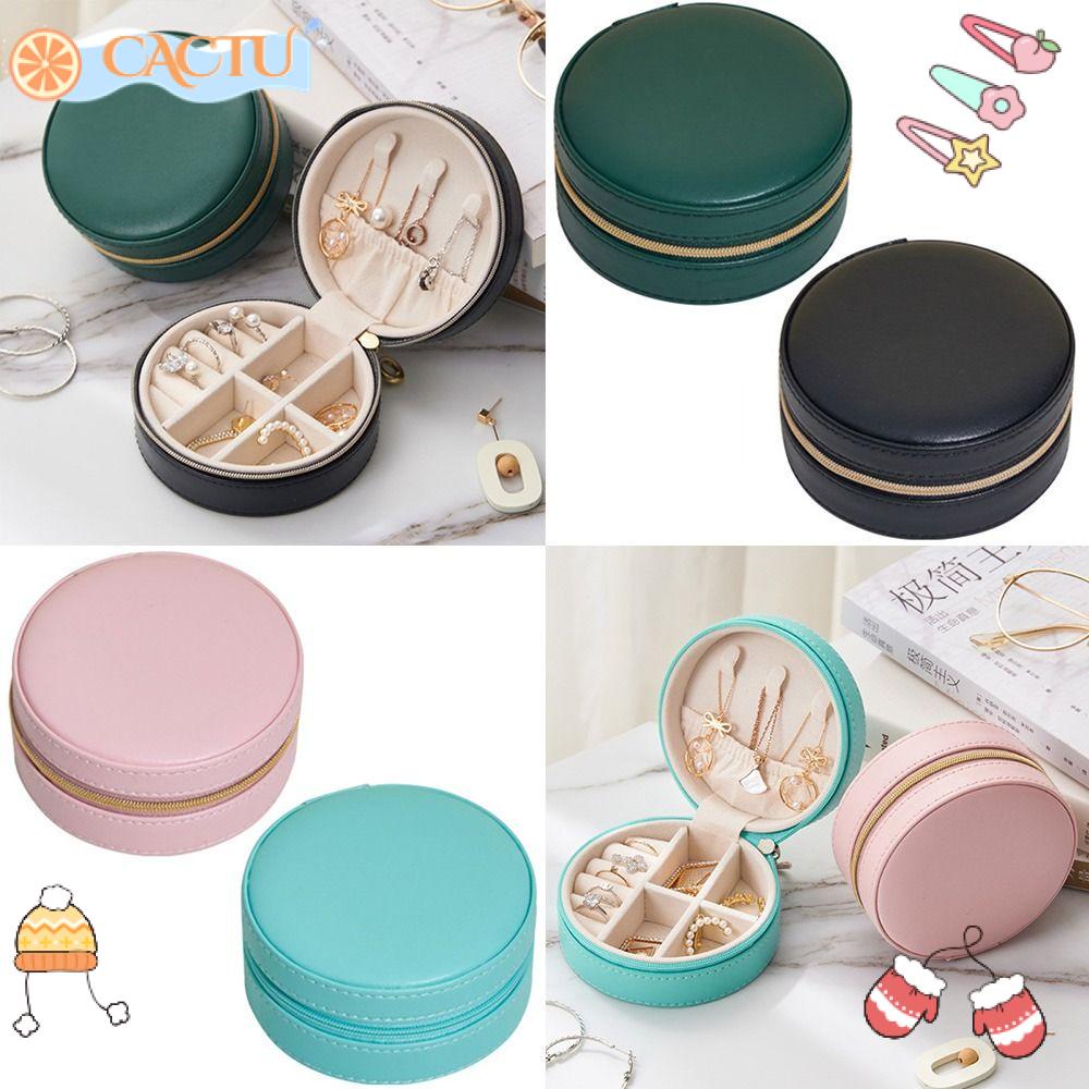 Hộp Đựng Trang Sức Hình Tròn Thiết Kế Độc Đáo Tiện Dụng