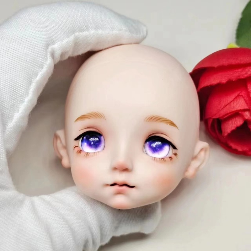 Đầu Búp Bê bjd Trang Điểm 1 / 6 Có Khớp Nối diy Mới