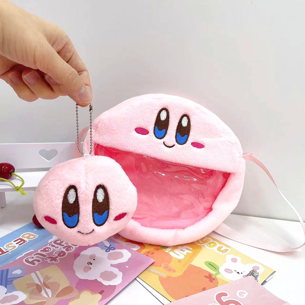 Sanrio Túi Đeo Chéo Hình Búp Bê Cinnamoroll Kuromi Nhồi Bông Mềm Mại Có Khóa Kéo Đựng Điện Thoại
