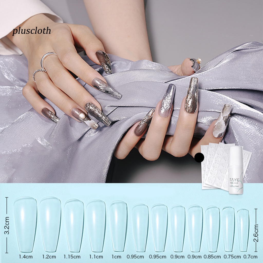 Set 144 Móng Chân Giả Siêu Mỏng Nhẹ Trang Trí Cho Nữ