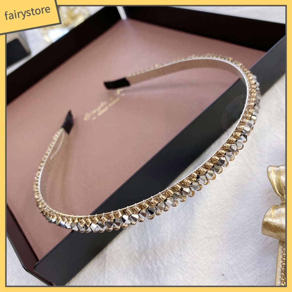 Cài Tóc Đính Hạt Pha Lê Giả Lấp Lánh Thời Trang Cho Nữ