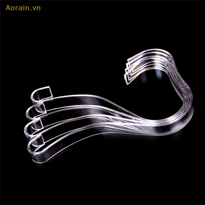 {Aorain} Set 4 Giá Đỡ Giày Sandal Bằng Nhựa Acrylic Trong Suốt Trưng Bày Cho Nữ