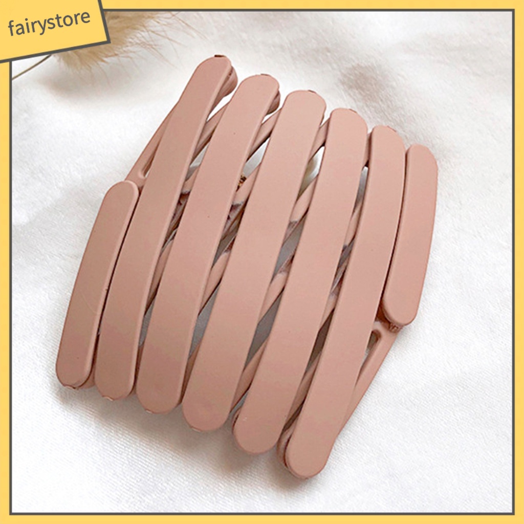 Băng Đô Cài Tóc Chống Trượt Có Thể Thu Gọn Tiện Dụng Cho Nữ