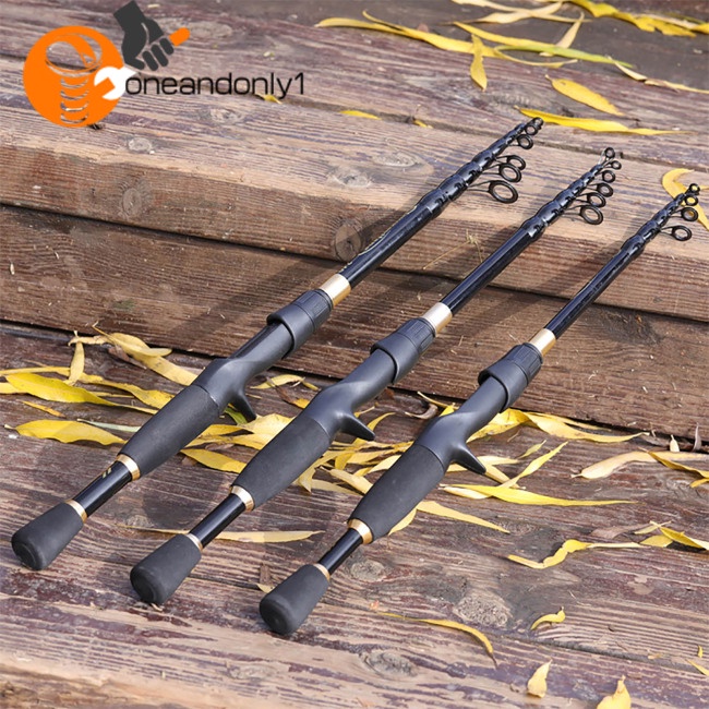 Cần Câu Cá Bằng Sợi Carbon Siêu Nhẹ Siêu Ngắn 1.8 / 2.1 / 2.4