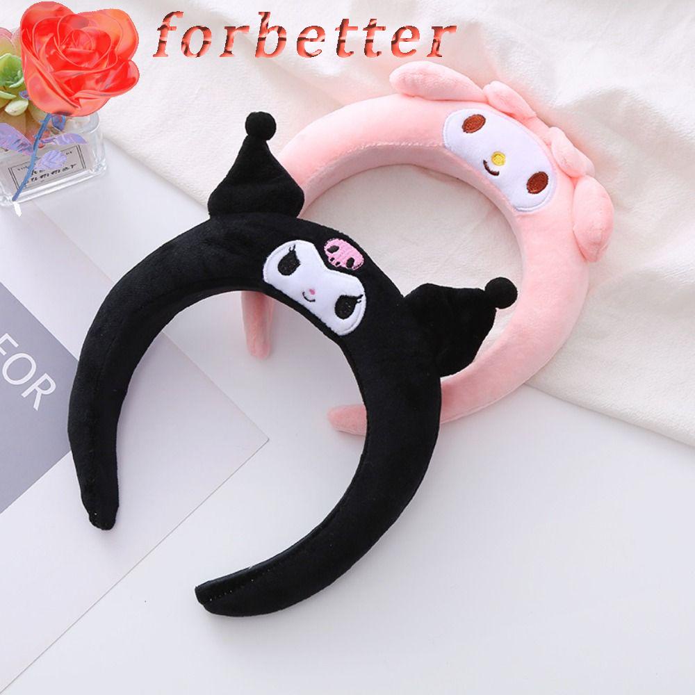 Băng Đô Trang Điểm Phong Cách Kuromi Melody Dễ Thương Dành Cho Nữ