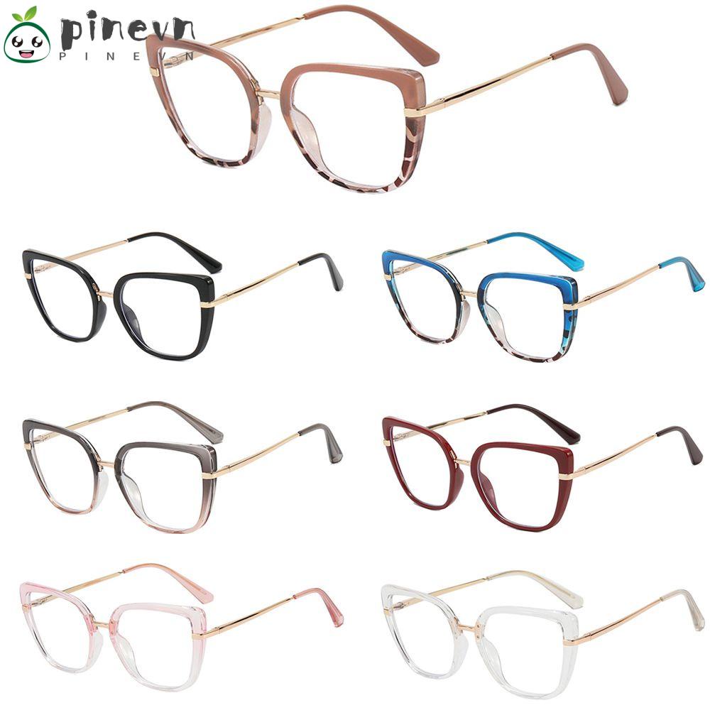 Kính Đọc Sách Gọng Mắt Mèo Họa Tiết Da Báo Chống Ánh Sáng Xanh Siêu Nhẹ