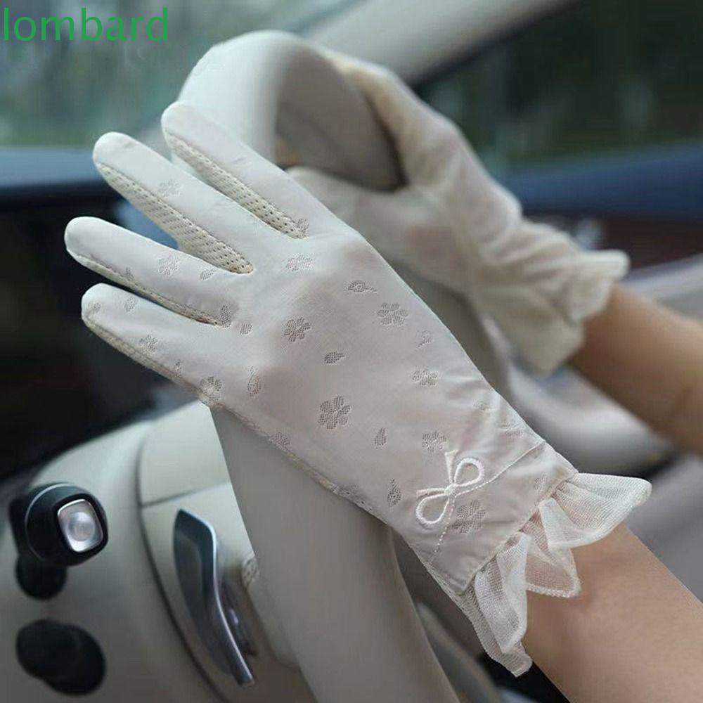 Găng Tay Ren Hở Ngón Thời Trang Nữ