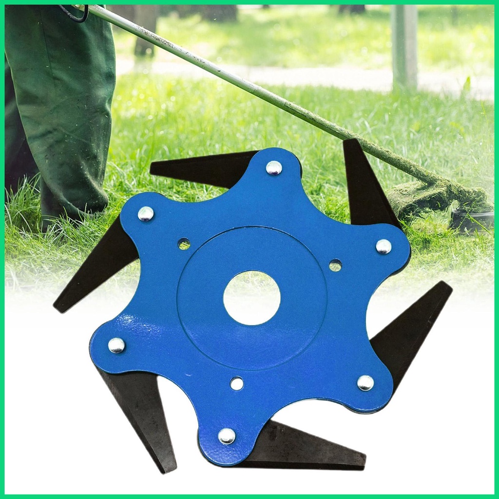 Dụng Cụ Đầu Cắt Cỏ 6 Răng 65Mn Bằng Thép Bền Thông Dụng Cho Nông Nghiệp / Sân Vườn