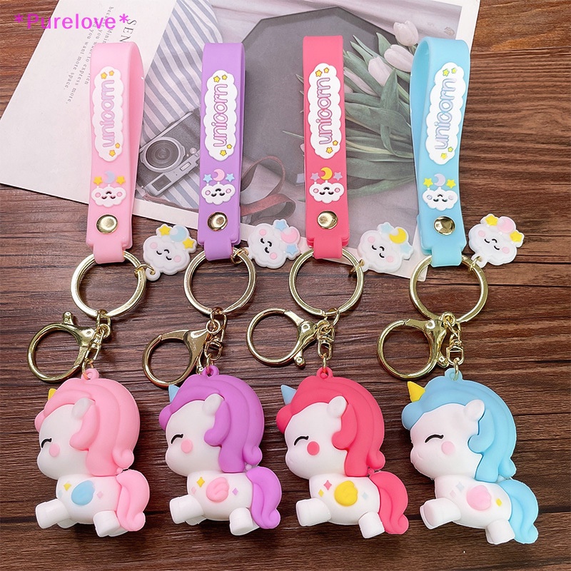 Móc Khóa Hình Kỳ Lân 3D Đáng Yêu Mới