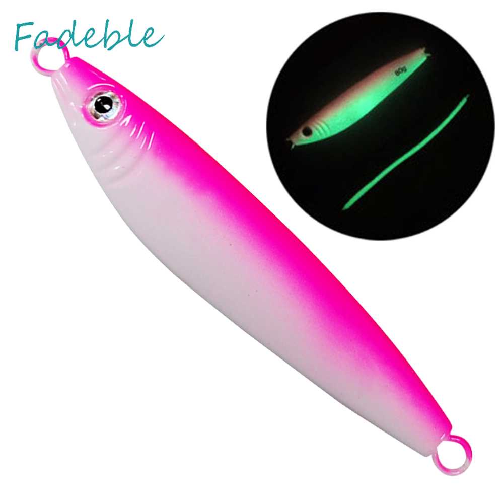 Mồi Câu Cá Phát Sáng Trọng Lượng 14g / 28g / 40g / 60g / 80g