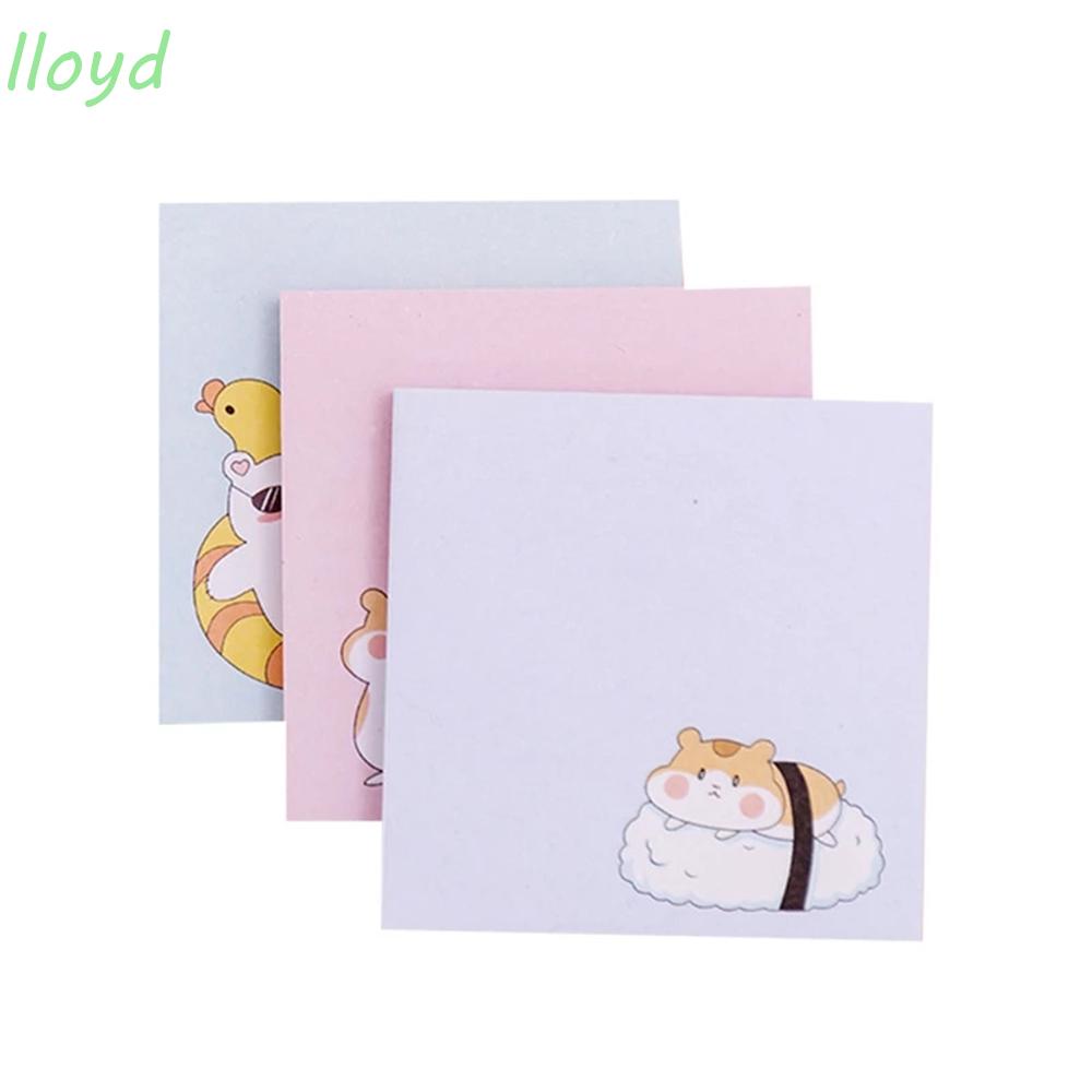Lloyd Giấy Dán Ghi Chú Hình Gấu Kawaii Dễ Thương Dùng Trong Trường Học / Văn Phòng