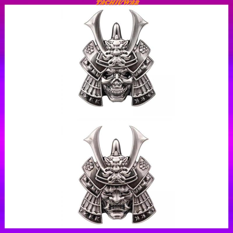 [Tachiuwa2] 2 Miếng Dán 3D Samurai SUV Cho Xe Hơi Laptop