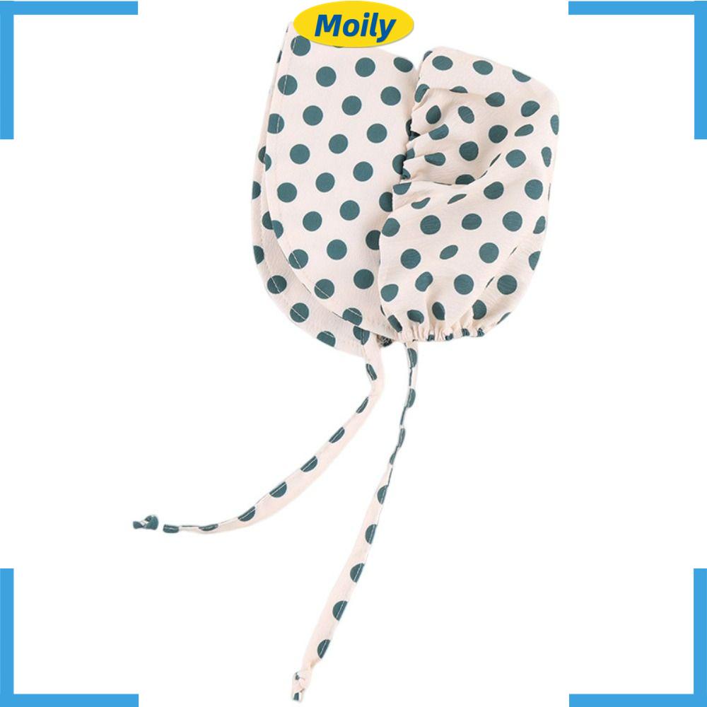 MOILYVN Mũ Che Nắng Họa Tiết Chấm Bi Thời Trang Mùa Hè Cho Bé