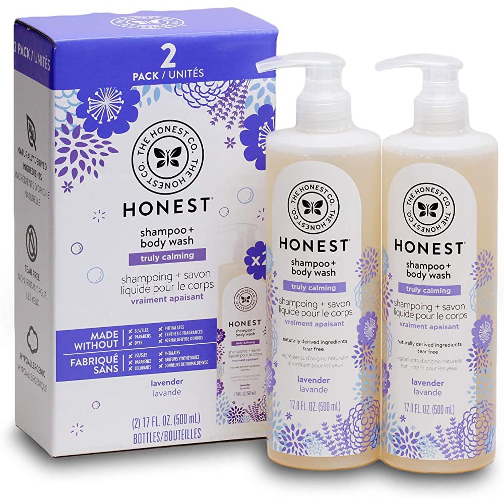Sữa Tắm Gội Dành Cho Trẻ Em Honest Shampoo + Body Wash Lavender
