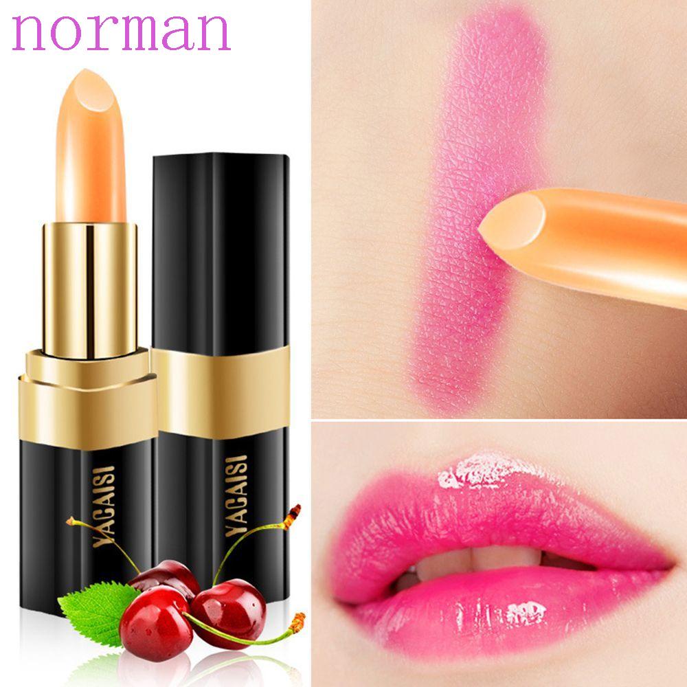 Son Dưỡng Môi Chiết Xuất Cherry Lâu Trôi Thay Đổi Màu Sắc Theo Nhiệt Độ NORMAN