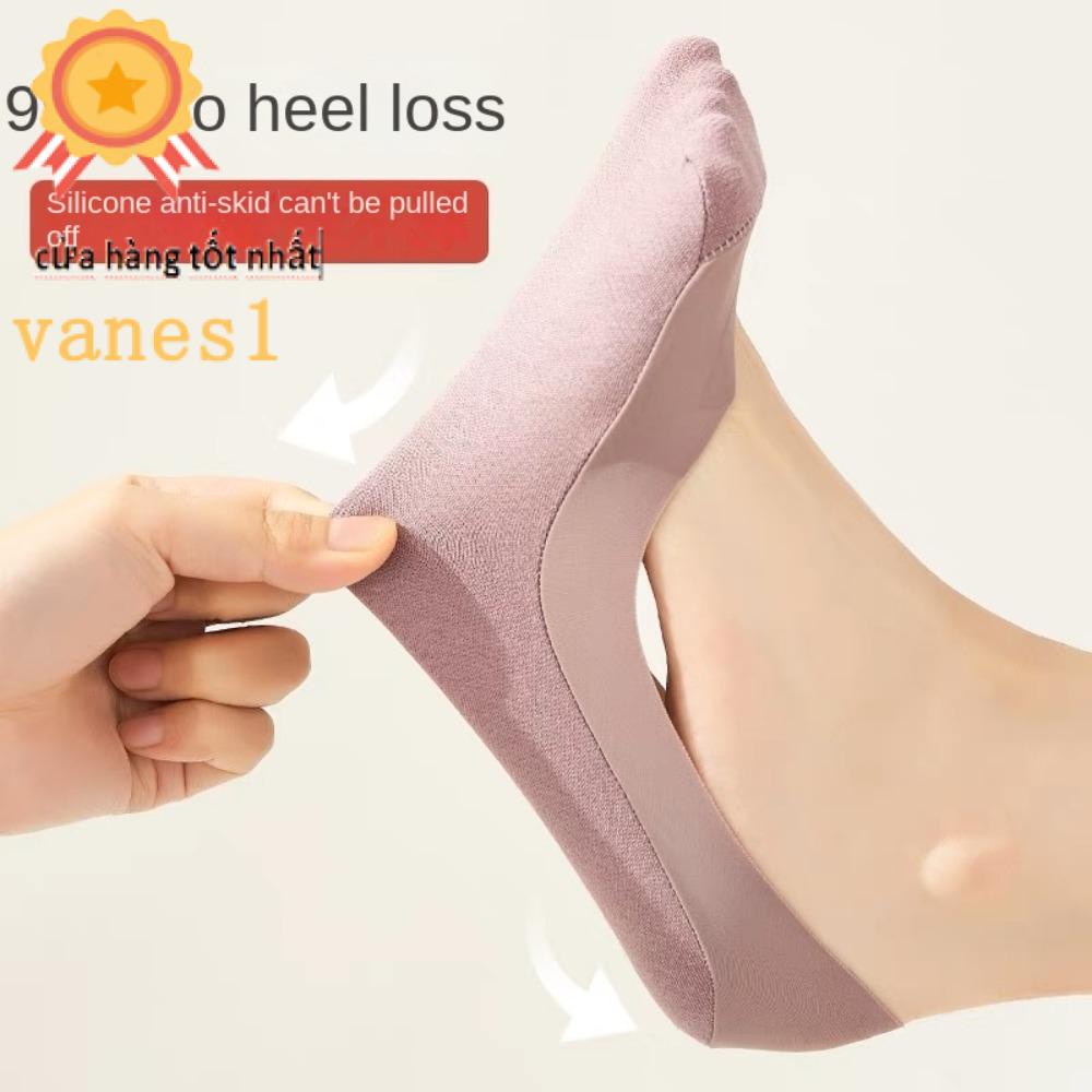 Vớ Thuyền VANES1 Thấm Hút Mồ Hôi Chất Liệu Silicone